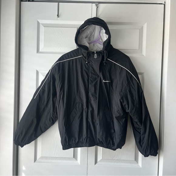 Vintage 90’s NIKE Big Swoosh Jacket - Excellent Conditions - Size Small - Picture 2 of 7